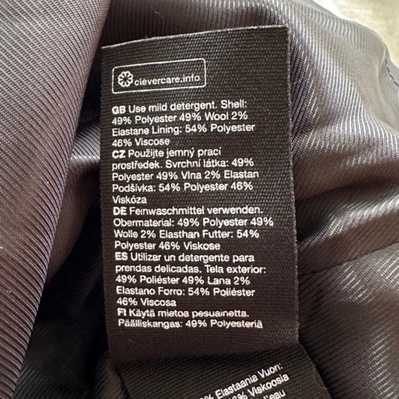 NWT & Other Stories Plaid Wool Blend Mini Skirt | Size 2 - Picture 5 of 5